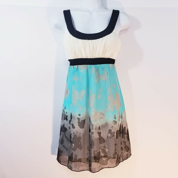 La Belle DRESS Womens Size 9 Sleeveless Empire Fla - Picture 6 of 8